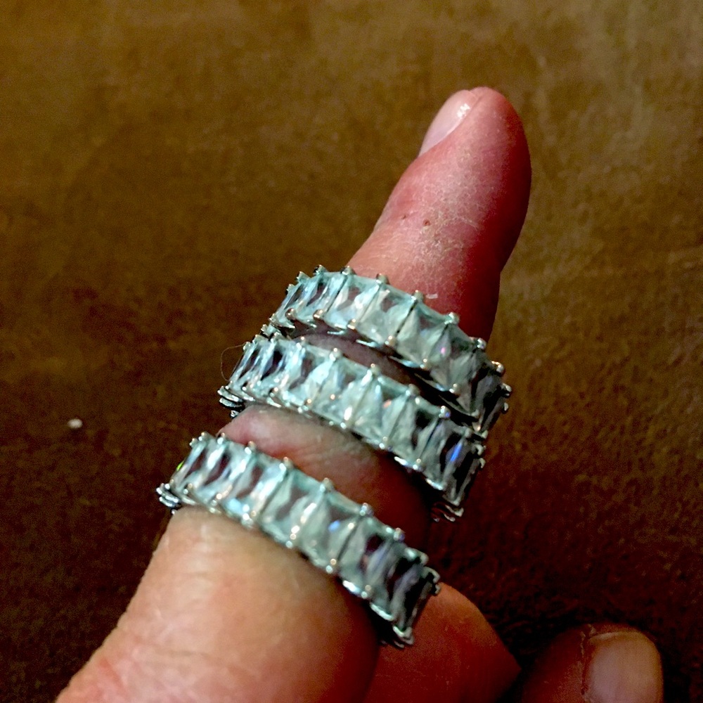 Ny and company silver Baugette Rings